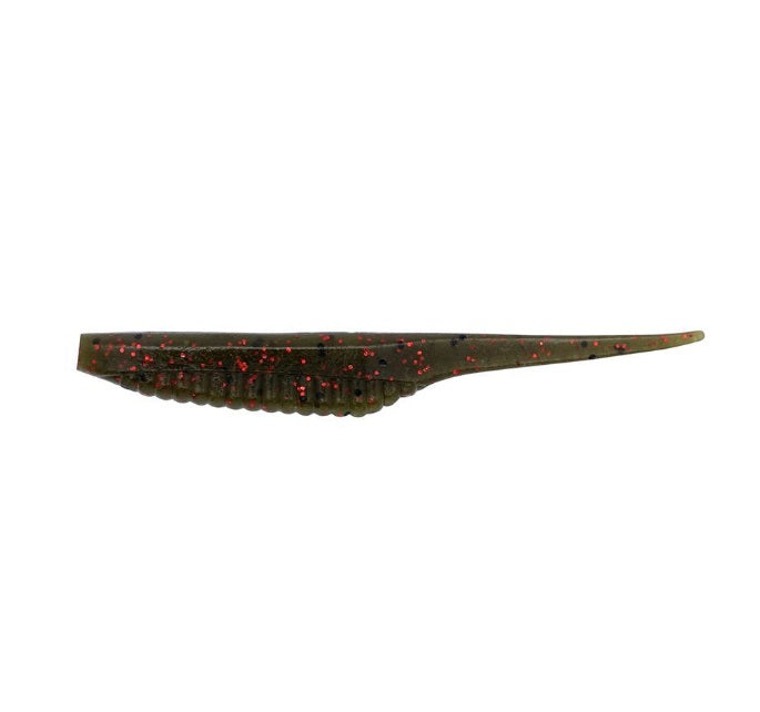 Artificiale Duo International Versa Pintail 3.0" #F018 Green Pumpkin Red Flake