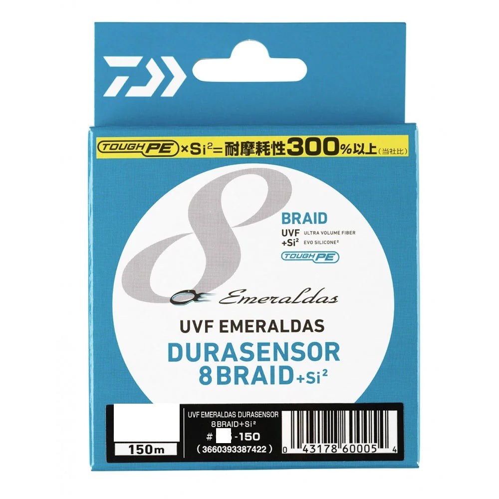 Filo Trecciato Daiwa UVF Emeraldas Durasensor 8 Braid +Si² #0.8 150Mt Multicolor