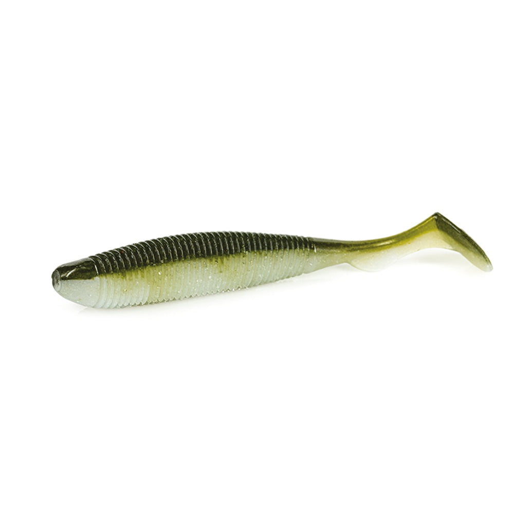 Artificiale Molix RA Shad 4" FLAT #649-Green Herring