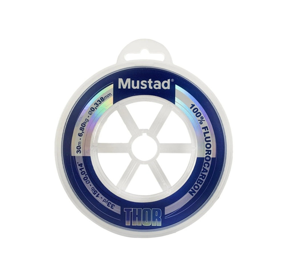 Filo Fluorocarbon Mustad 30mt 0.87mm #80Lb