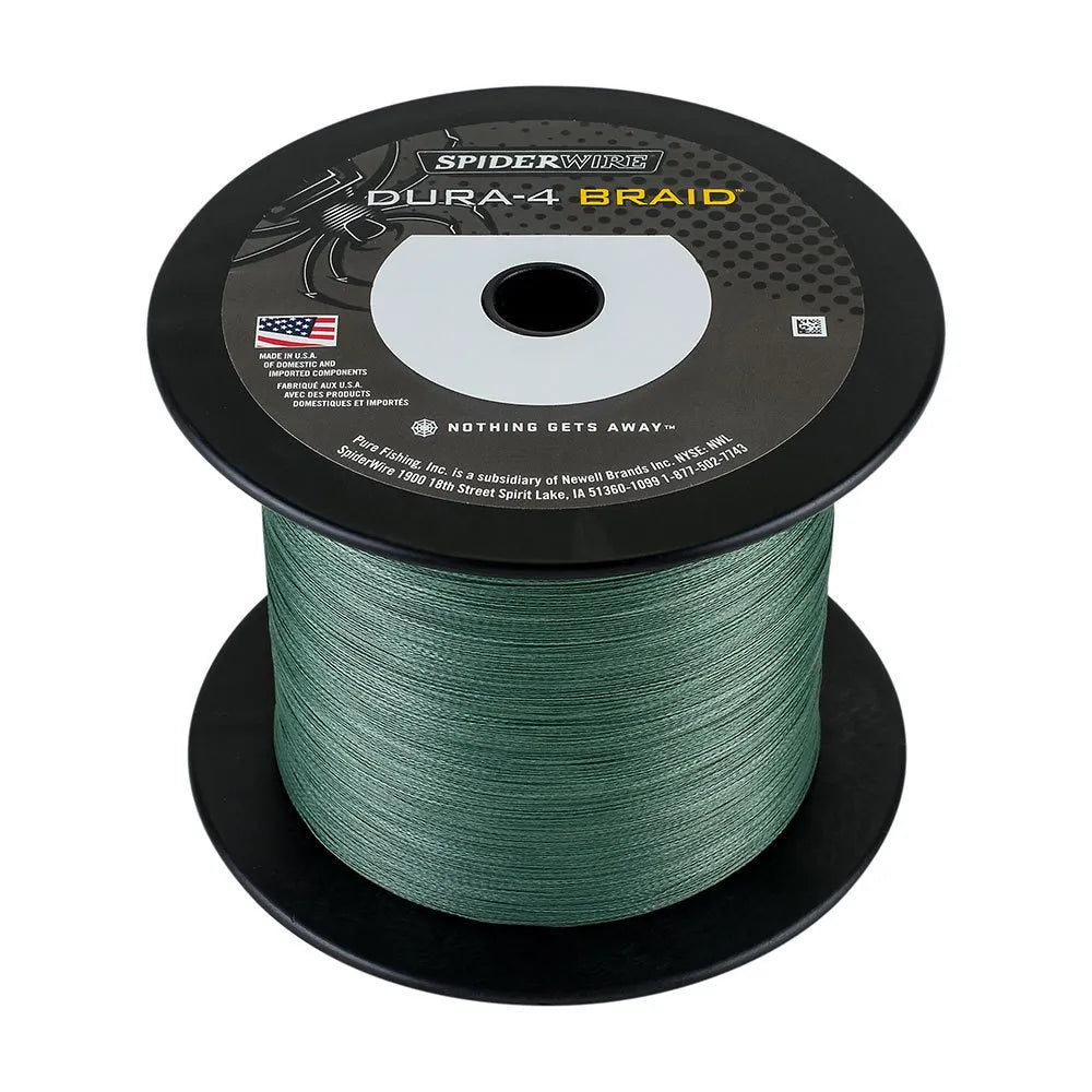 Filo Trecciato Spider Braid Dura-4 99lb 0.40mm 1800m Green