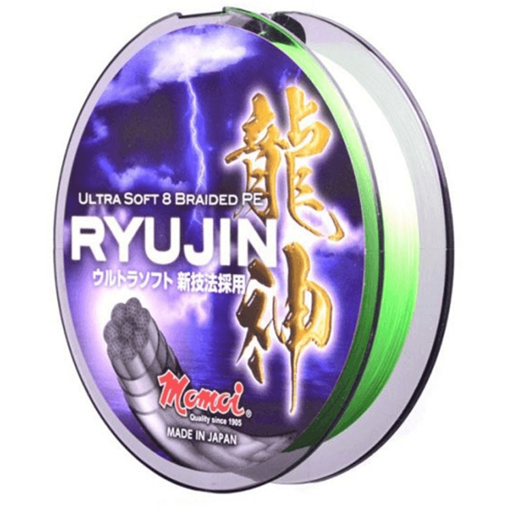 Filo Trecciato Momoi Ryujin Ultra Soft 8 Braided Pe #0.2 130m Acid Green