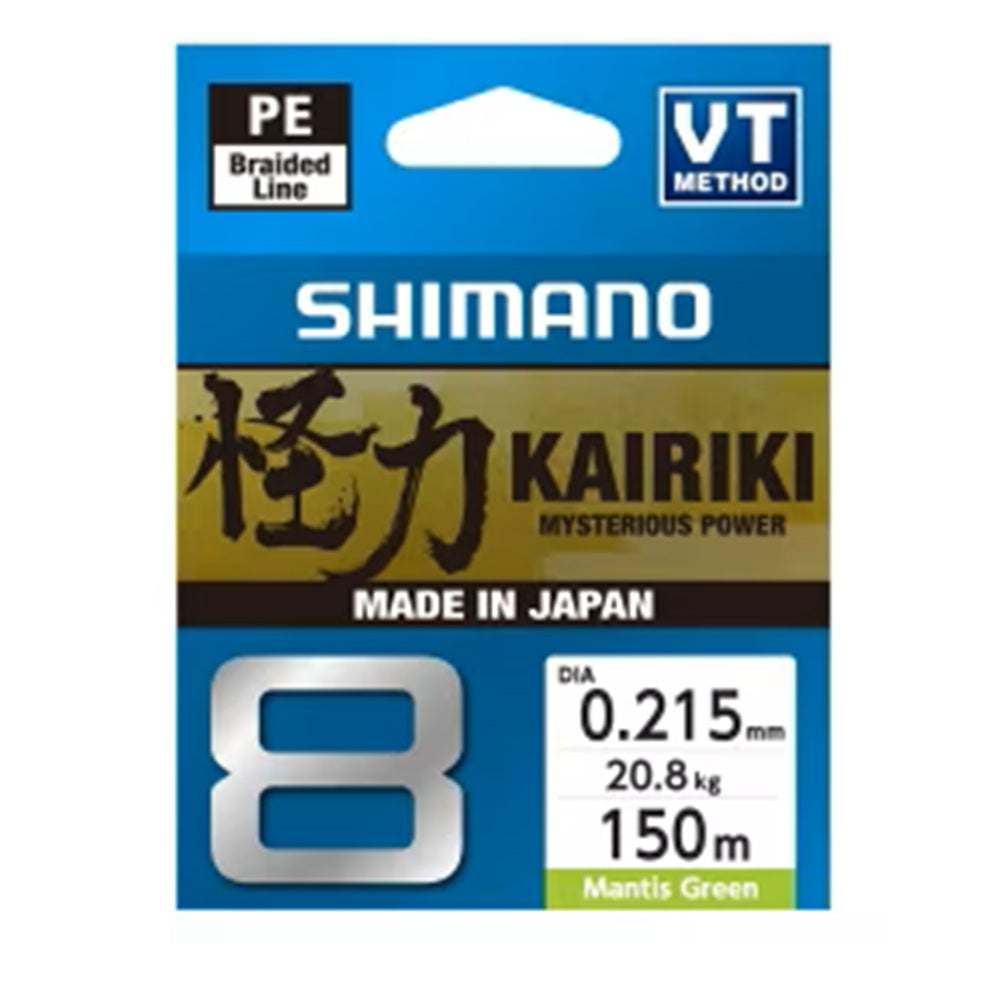 Filo trecciato Shimano Kairiki 8 300m 0.215mm 20.8kg Multicolor