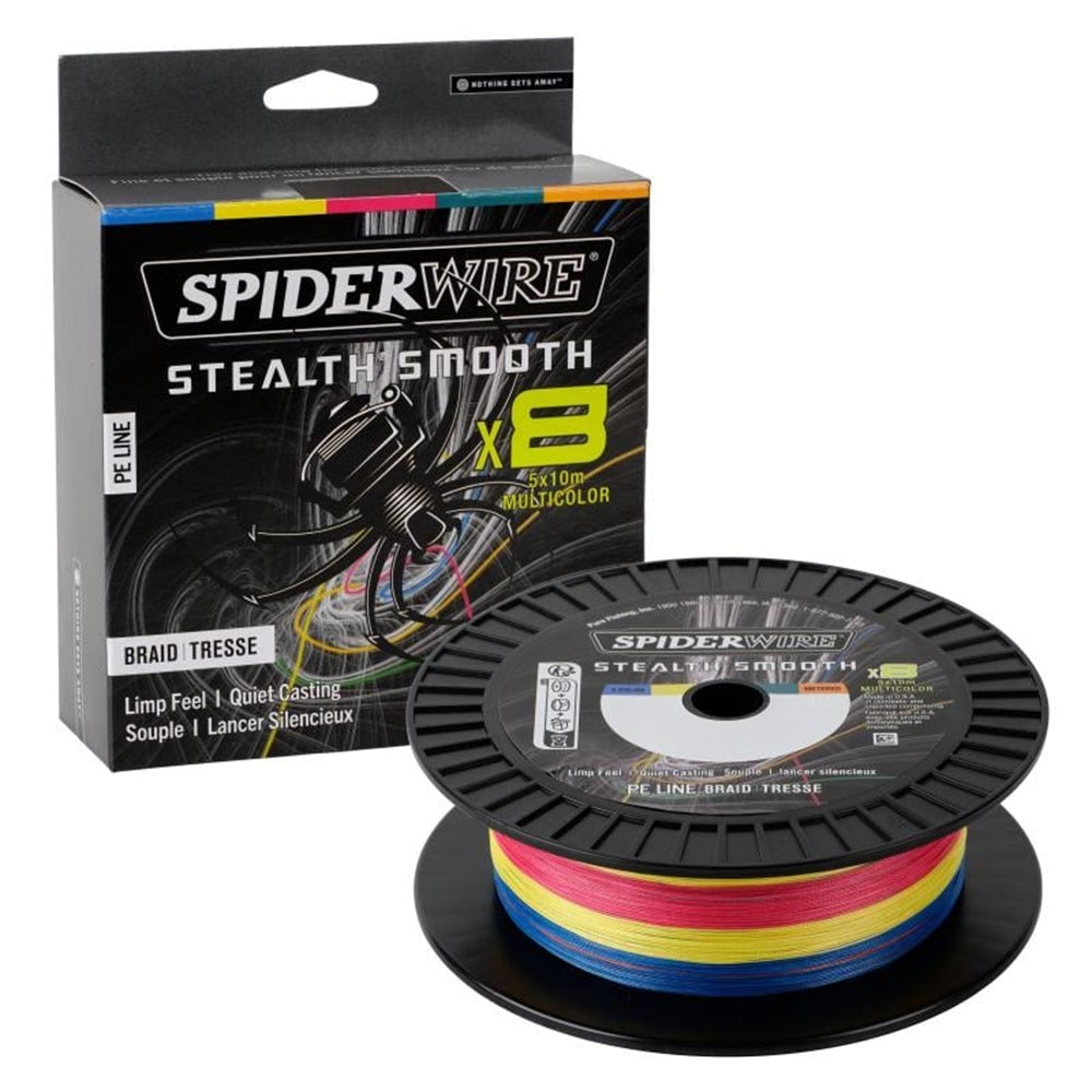 Filo Trecciato Spider Wire stealth Smooth X8 600m 52lb Multicolor