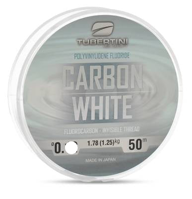 Filo Fluorocarbon Tubertini Carbon White 0.105mm 50m