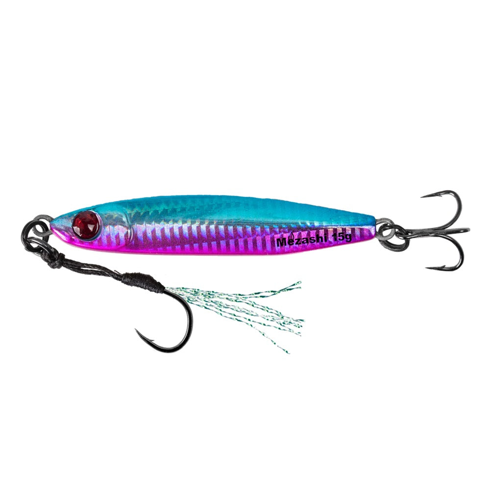 Artificiale Mustad Mezashi Jig Casting UV Blue Pink 40 Gr