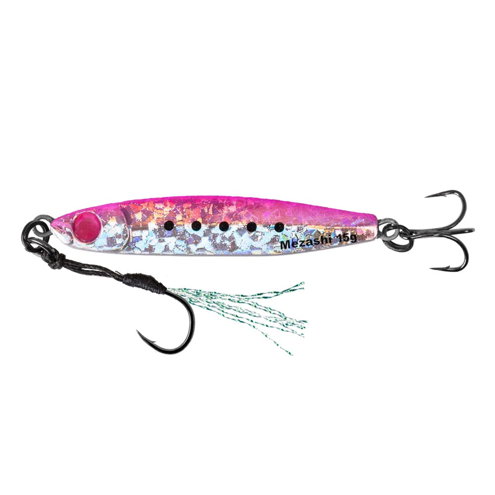 Artificiale Mustad Mezashi Jig Casting UV Pink Sardine 30 Gr