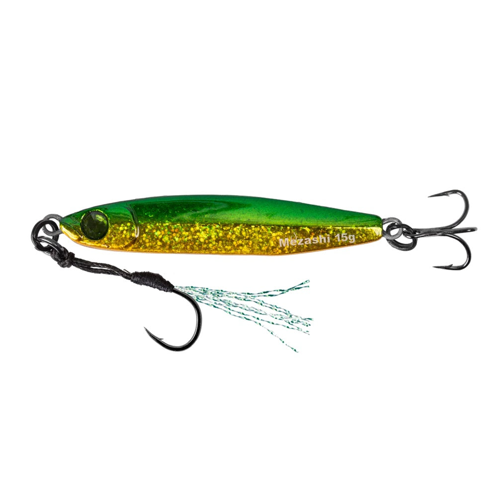 Artificiale Mustad Mezashi Jig Casting Green Gold 20 Gr
