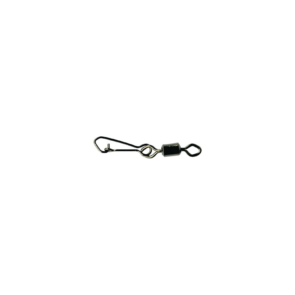 Girella con Moschettone Mustad Rolling Swivel with Diamond Eye #8 10 Pz