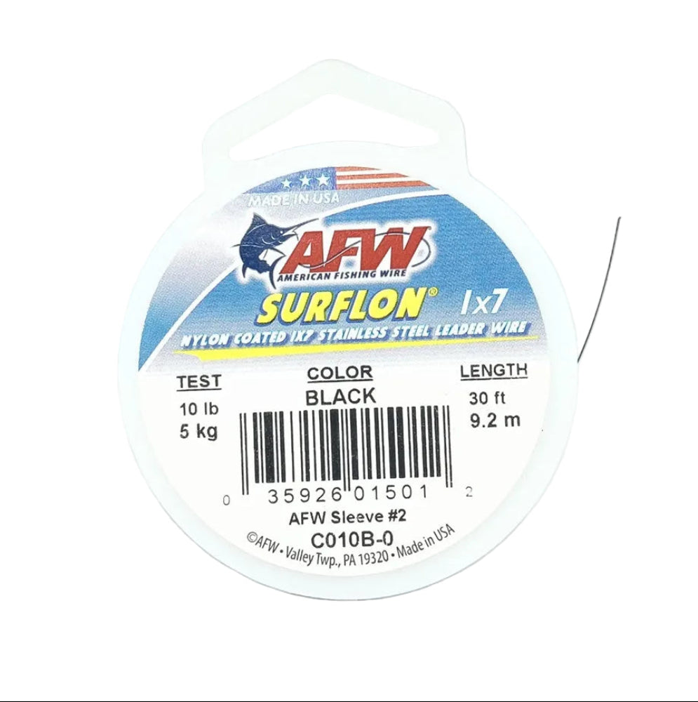AFW Surflon 1x7 10lb 9.2m #Black