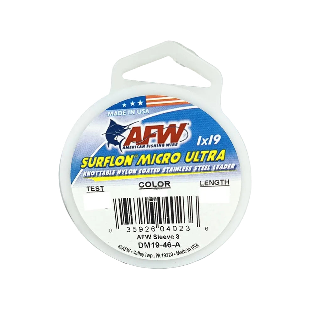 AFW Surflon Micro Ultra 1x19 46lb  5m #Camo