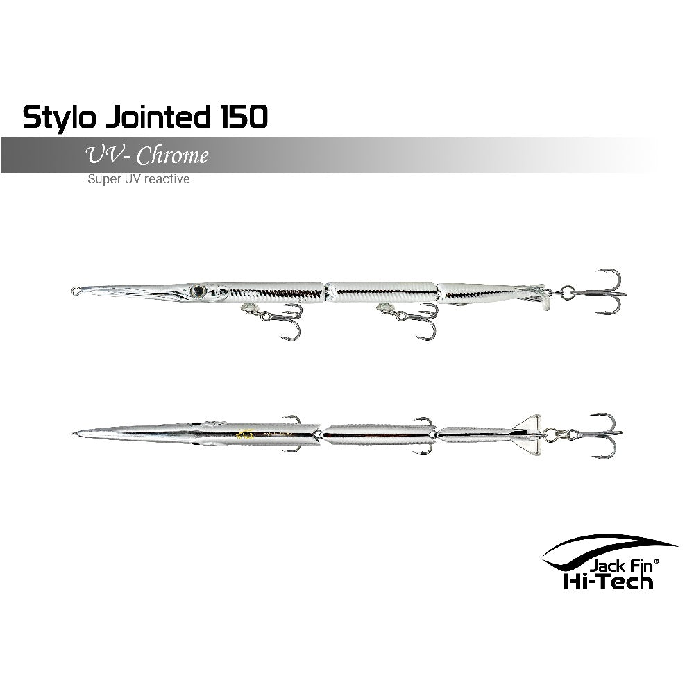 Artificiale Jack Fin Stylo Jointed 150 UV-Chrome