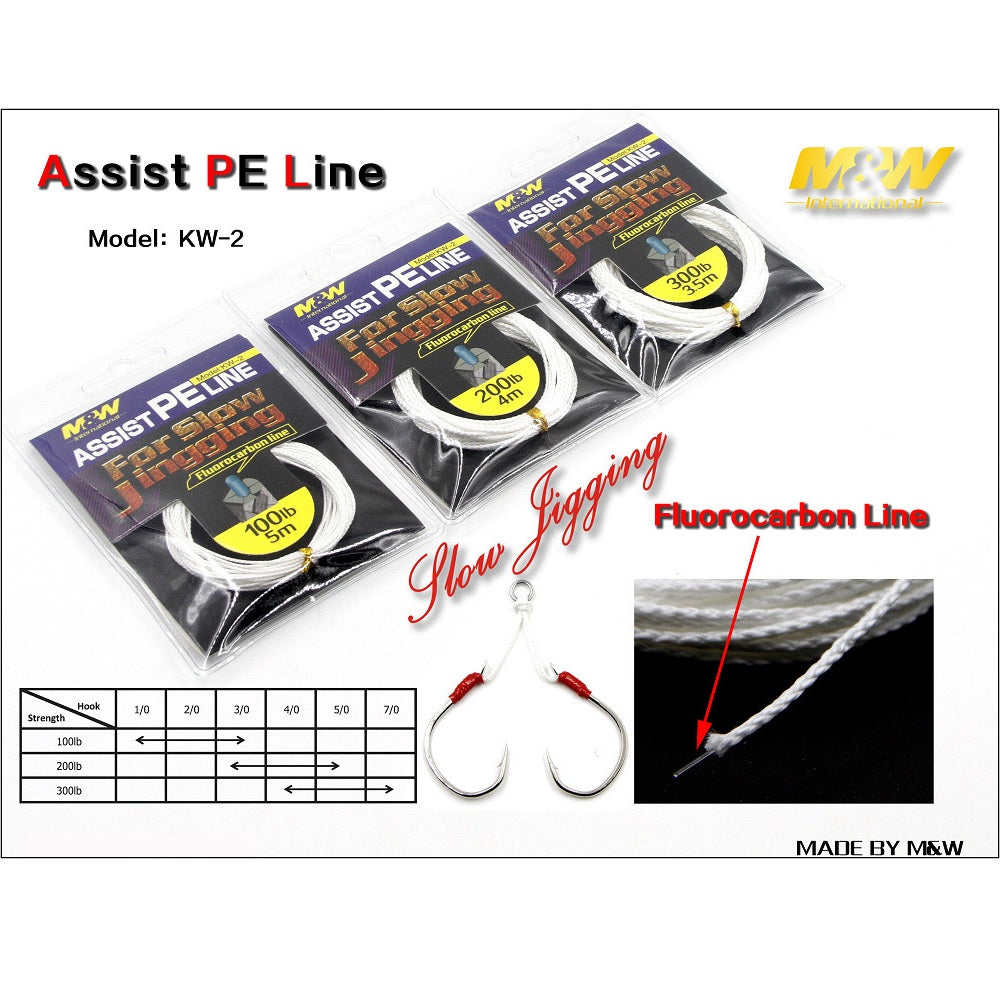 Cordino M&W Assist PE Line KW-2  100lb