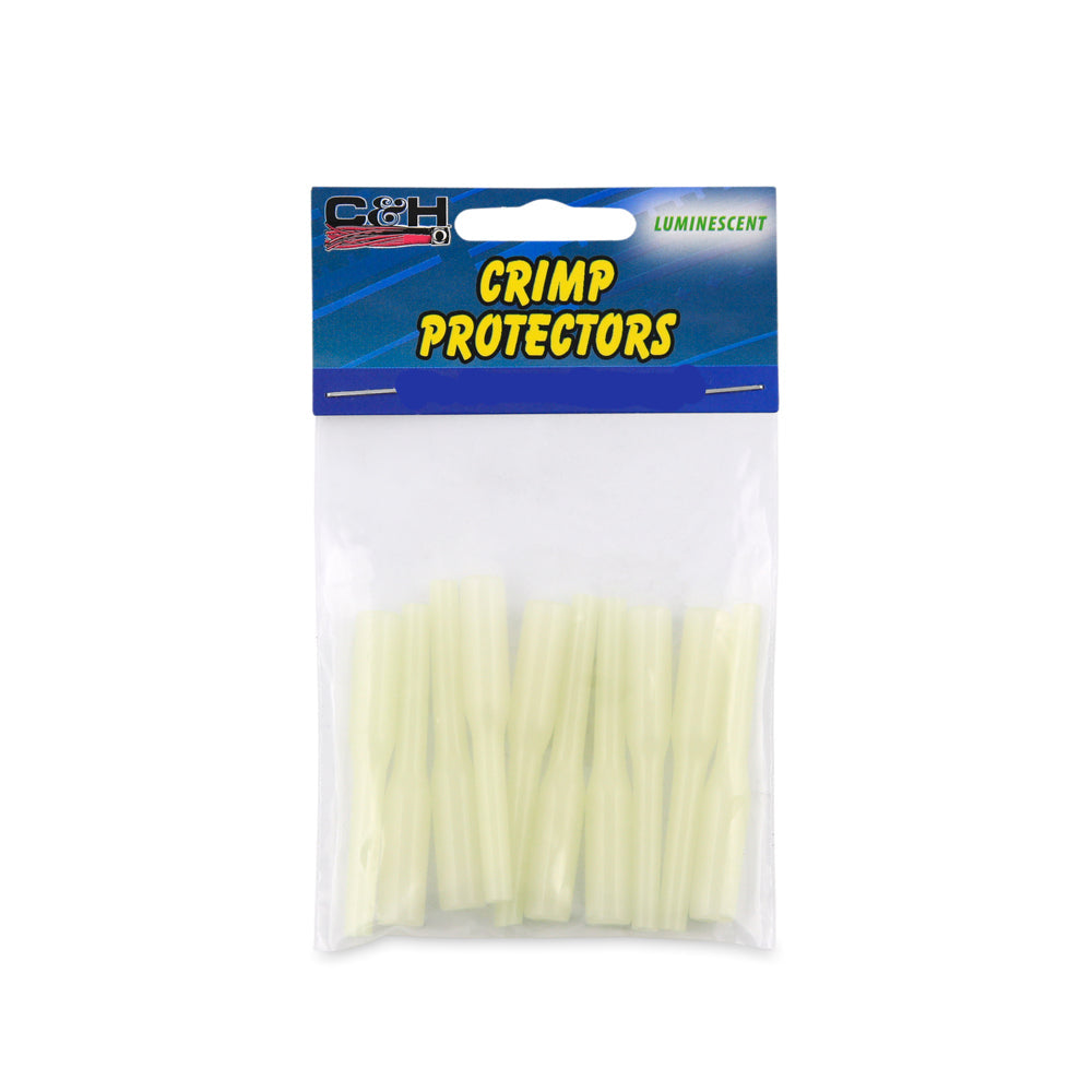 C&H Crimp Protectors #Luminiscent Green 2 in (50 mm) 10 Pz