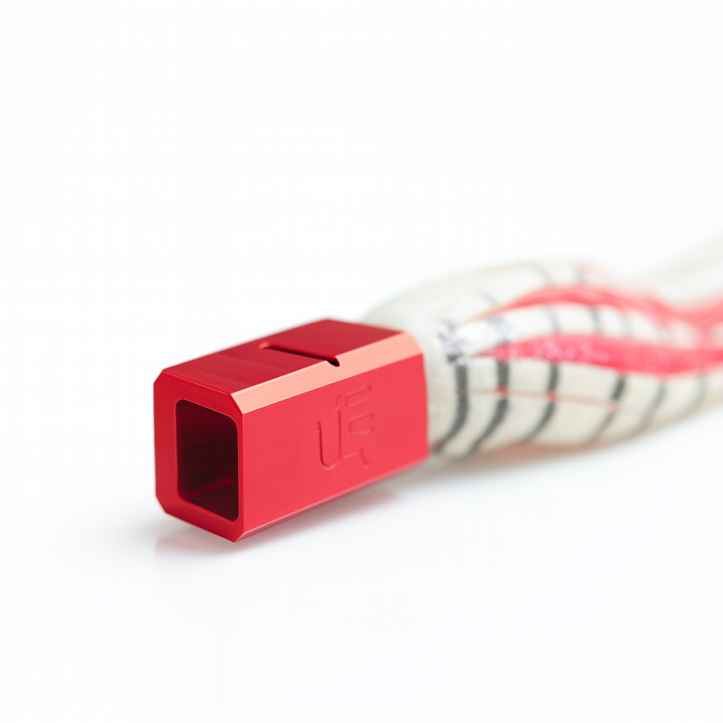 Artificiale White Monkey Cube #Red/White