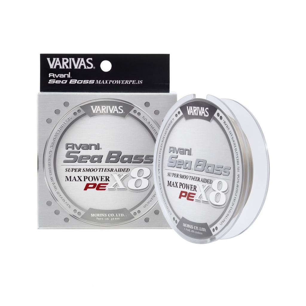 Filo Varivas 8 Sea Bass x8 150m PE #1,2 Stealth Grey