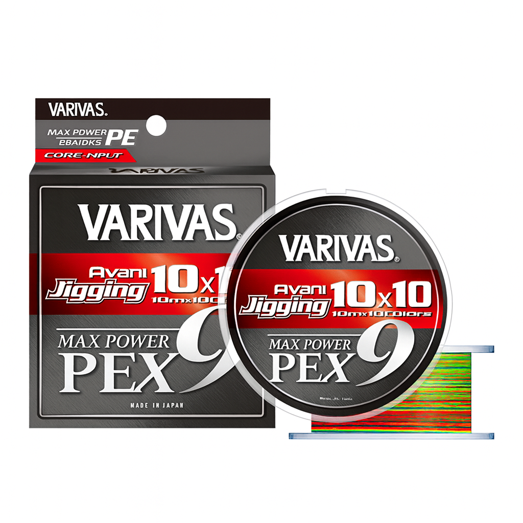 Filo Varivas Avani Jigging 10x10 Max Power PEX9 300m PE #1,2 Multicolor