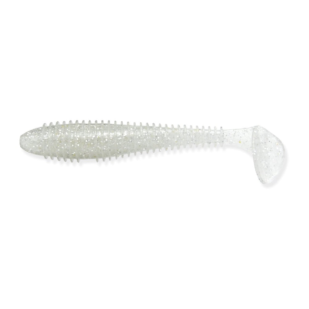 Artificiale Keitech Swing Impact Fat 3.3" Clear Silver Glow