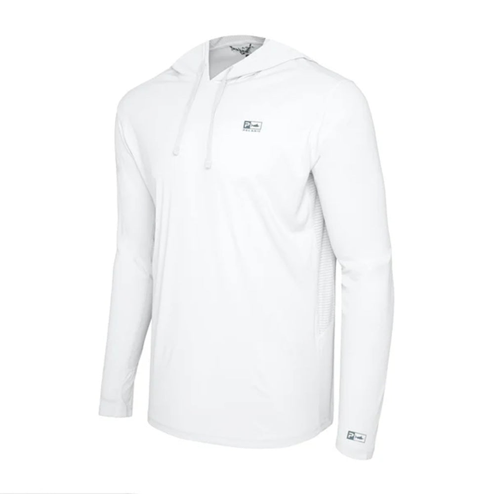 Maglia Pelagic Vaporteck Hooded Goione Tuna #White TG L