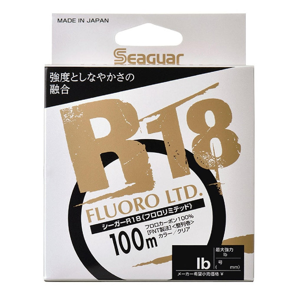 Filo Fluorocarbon Seaguar R18 Fluoro LTD 16lb - 0,330mm - 100m