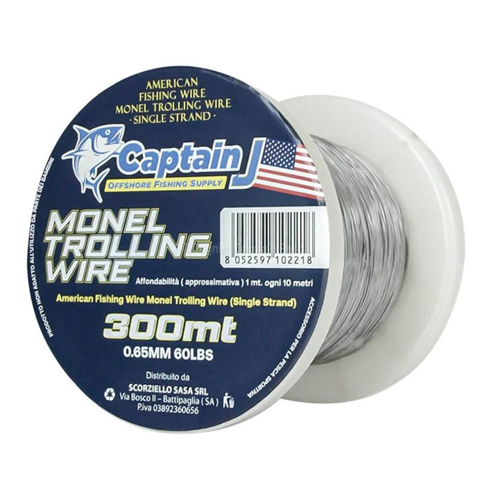 Monel Trolling Line Captain J 60Lbs 300Mt