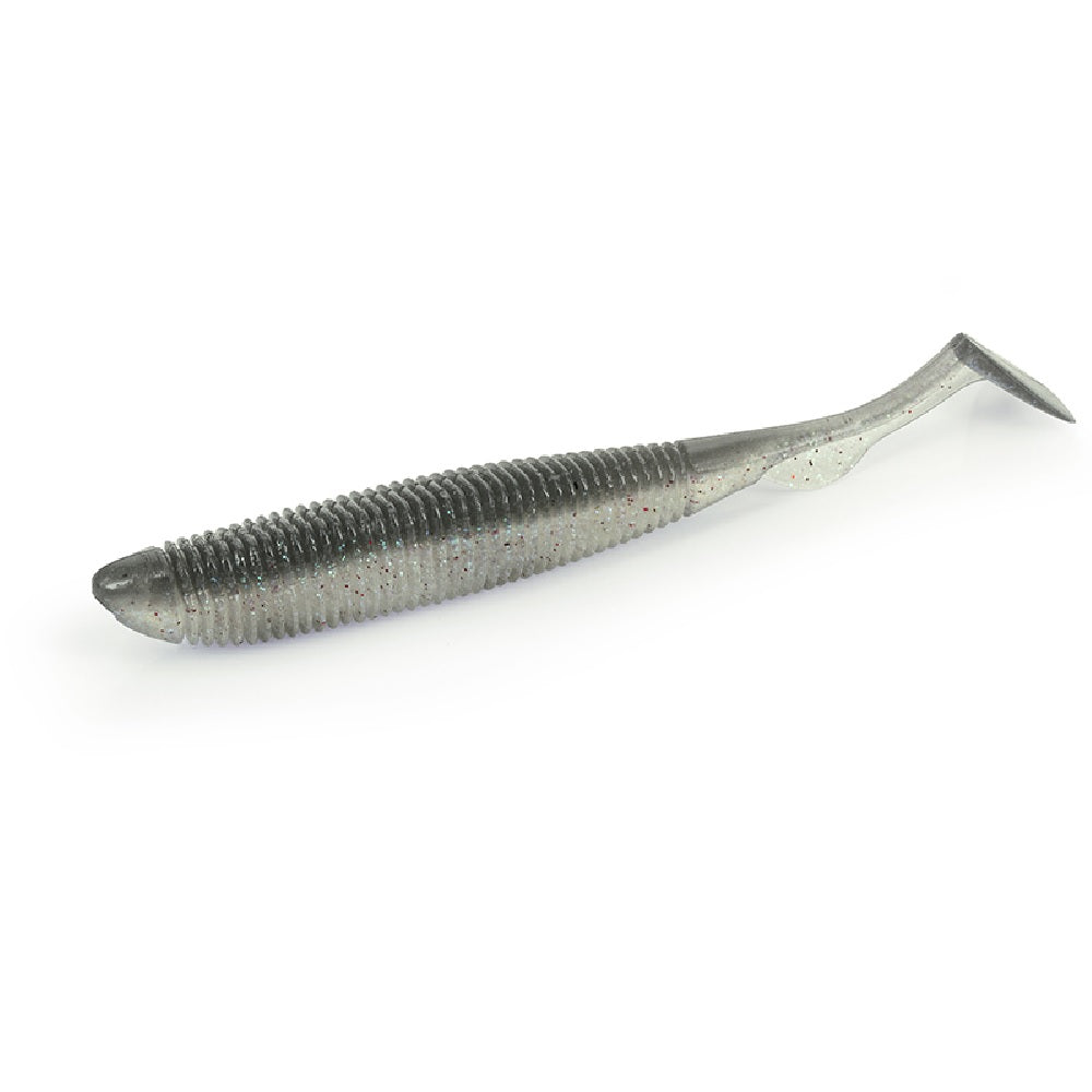 Artificiale Molix Ra Shad 3.5" UV Clear Chart/Multy Color Flake