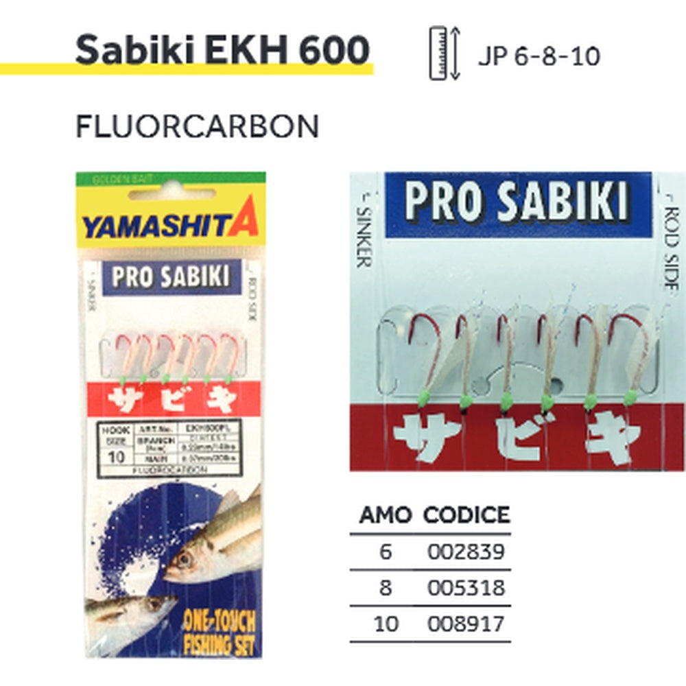 Sabiki Yamashita Pro Sabiki EKH600FLNBS 8R
