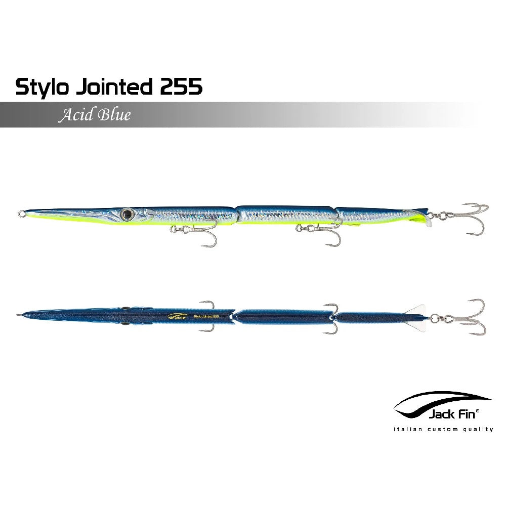 Artificiale Jack Fin Stylo Jointed New 255 Acid Blue