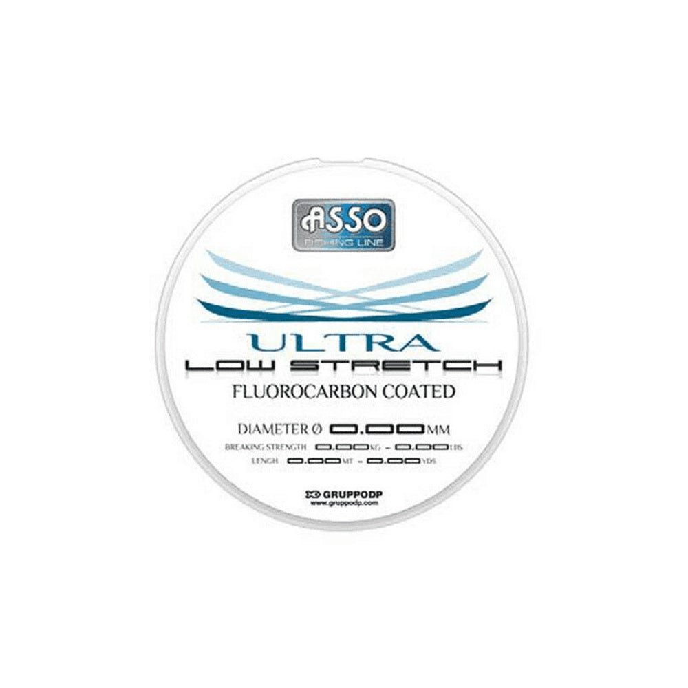 Filo Fluorocarbon Asso Ultra Low Stretch Coated 0.18mm 50m