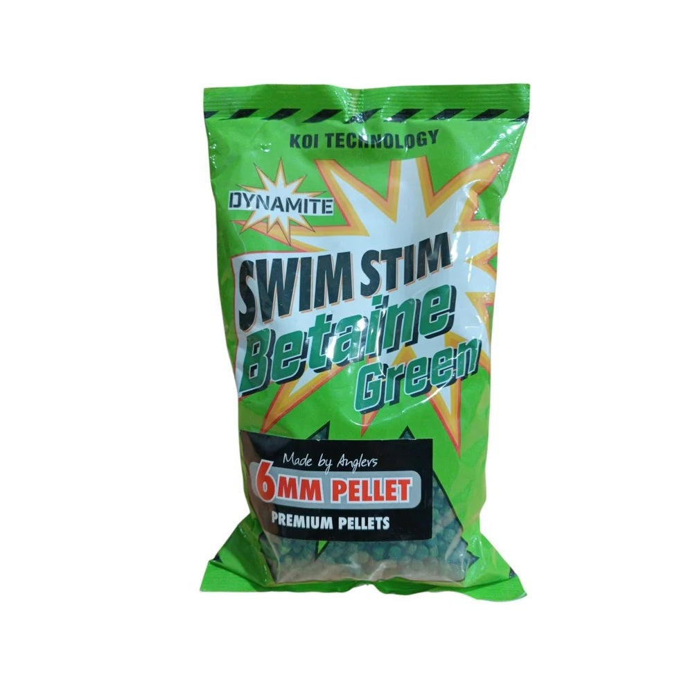 Pellet Dynamite Baits Swim Stim Betamine Green 6mm  900g