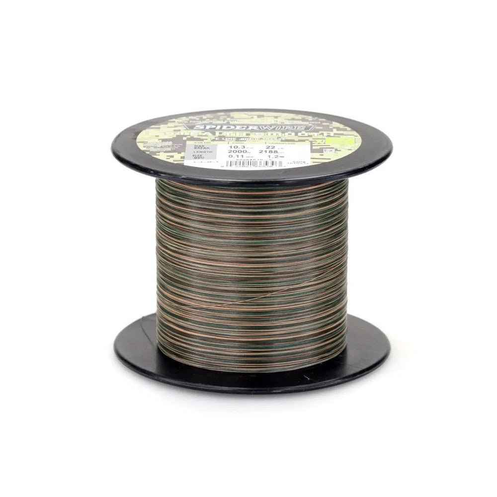 Filo Trecciato Spider Wire Stealth Camo 13,96 kg 0.20mm 1800m