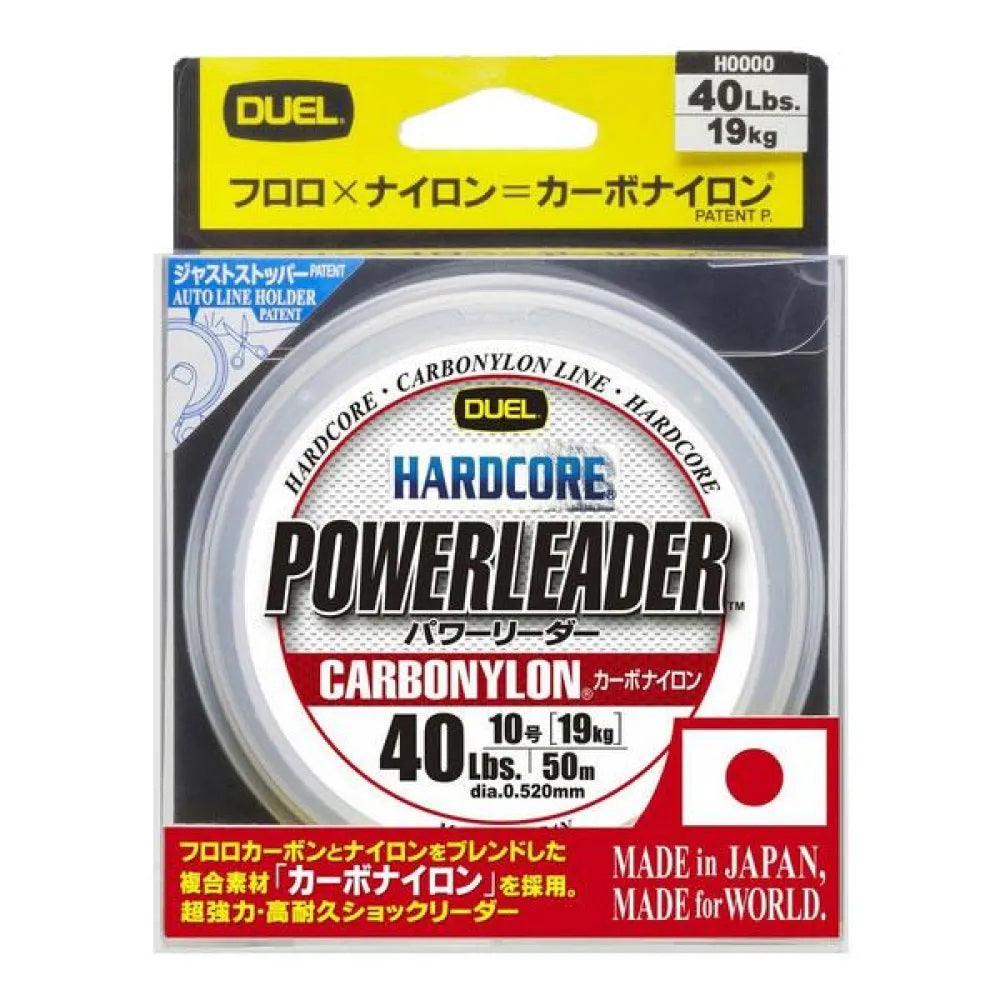 Filo Carbonylon Duel Hardcore Powerleader 0.910mm 50m