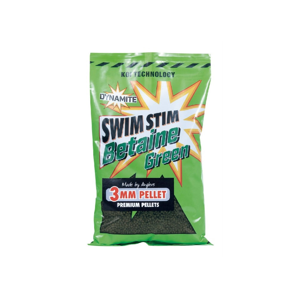 Pellet Dynamite Baits Swim Stim Betamine Green 3mm 900g