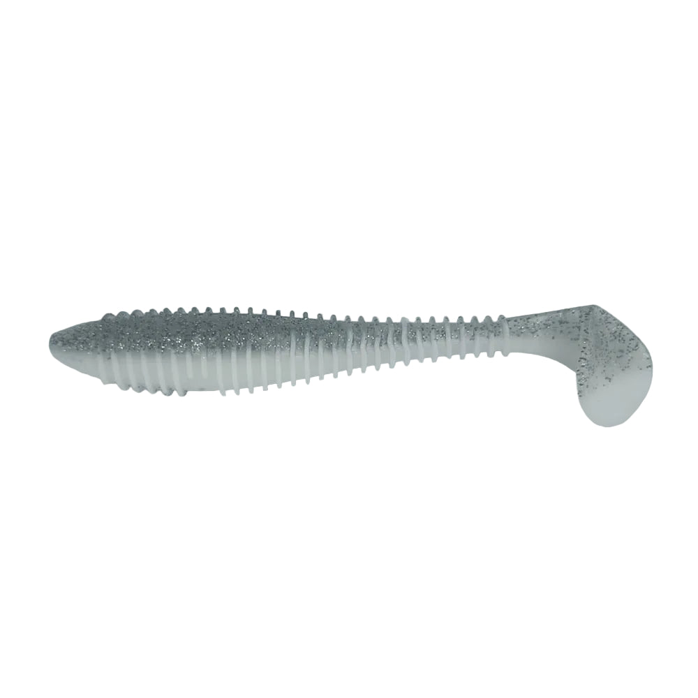 Keitech Swing Fat 7.8in #Snow Shad
