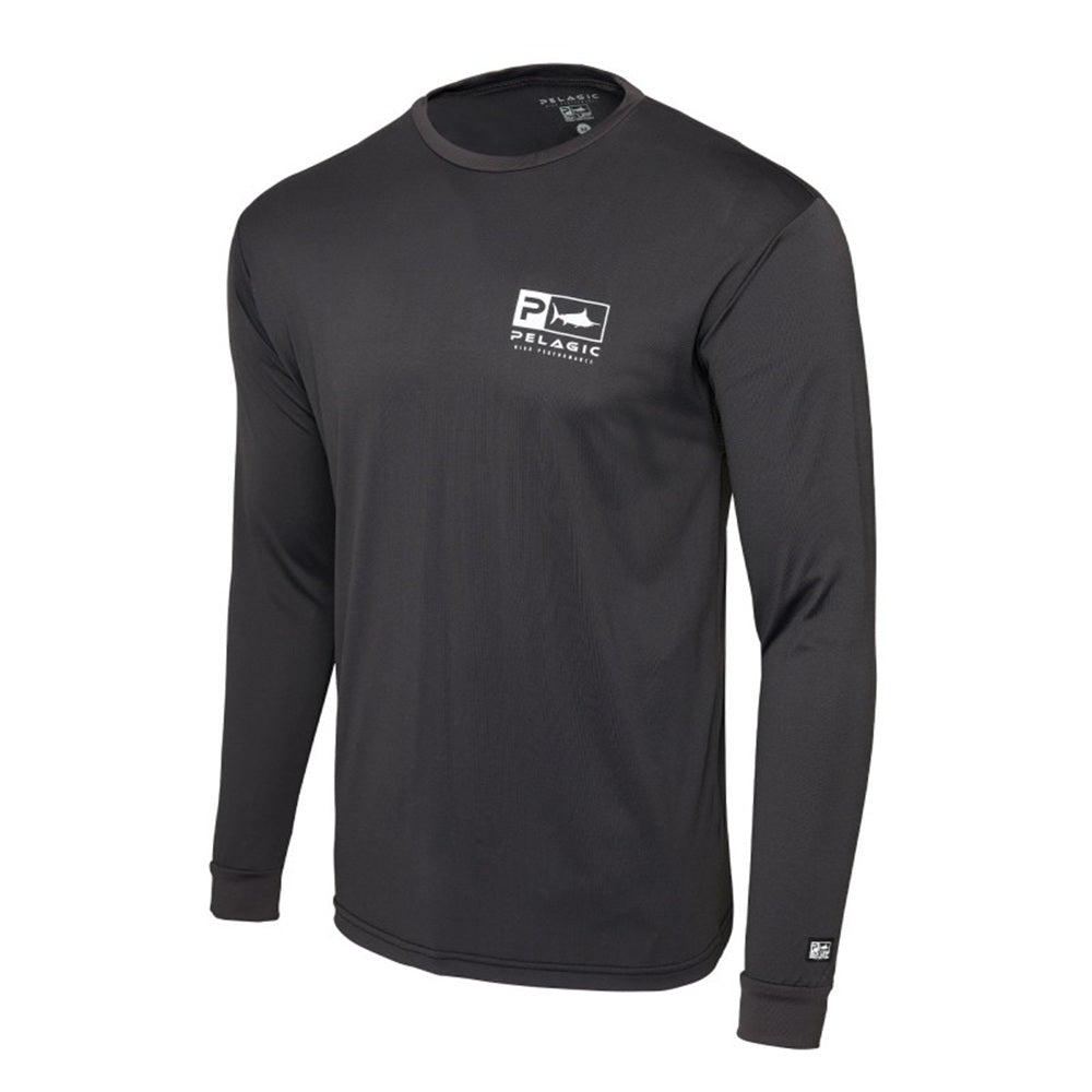 Maglia Manica Lunga Pelagic AquaTek - Goione Marlin Black Tg. M