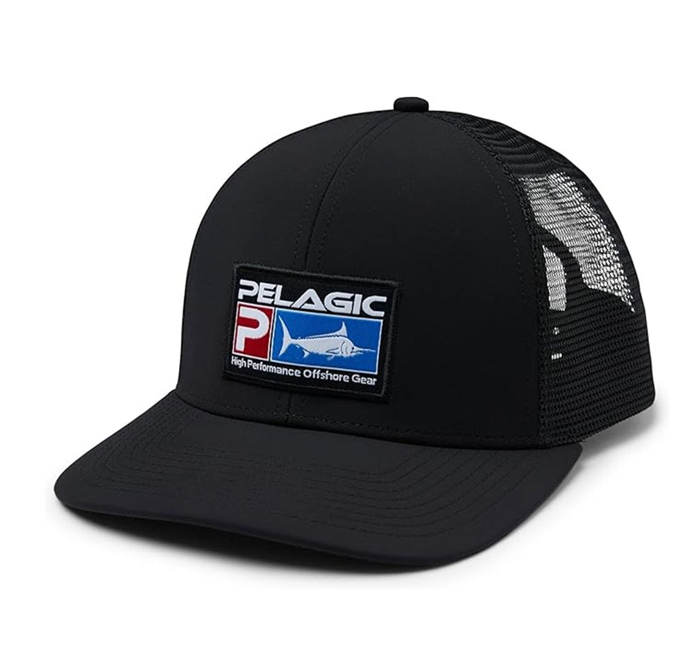 Cappello Pelagic Flybridge Deluxe Trucker #Black