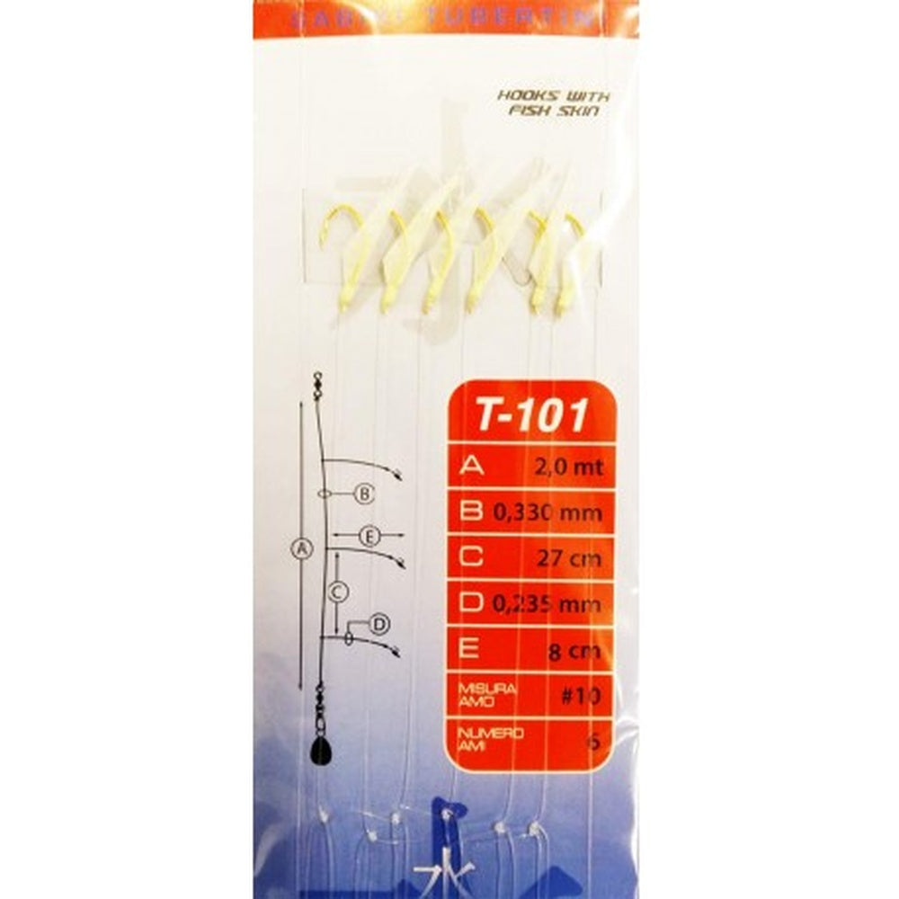 Tubertini Sabiki T-101 #10 2mt