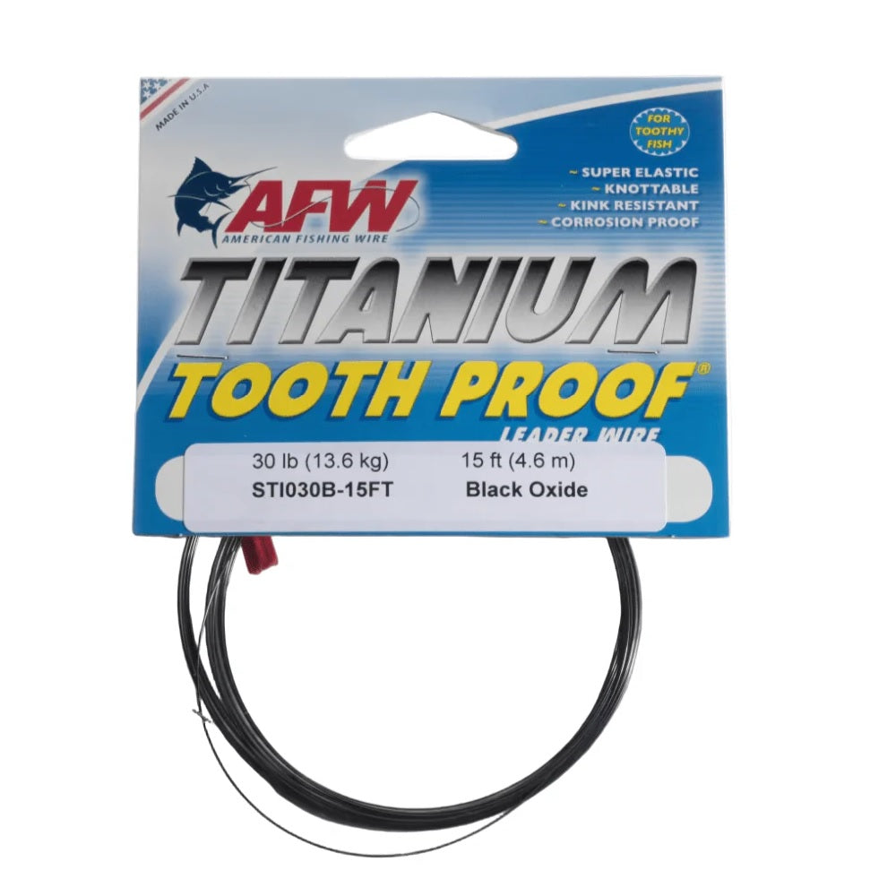 AFW Titanium Tooth Proof 30lb 15FT