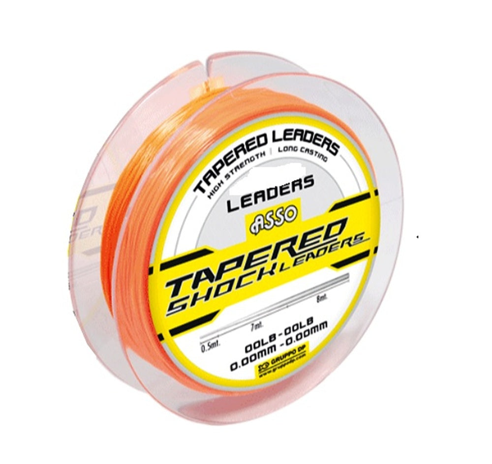 Filo Nylon Asso Shock Leader 0.16-0.57mm 220m Orange