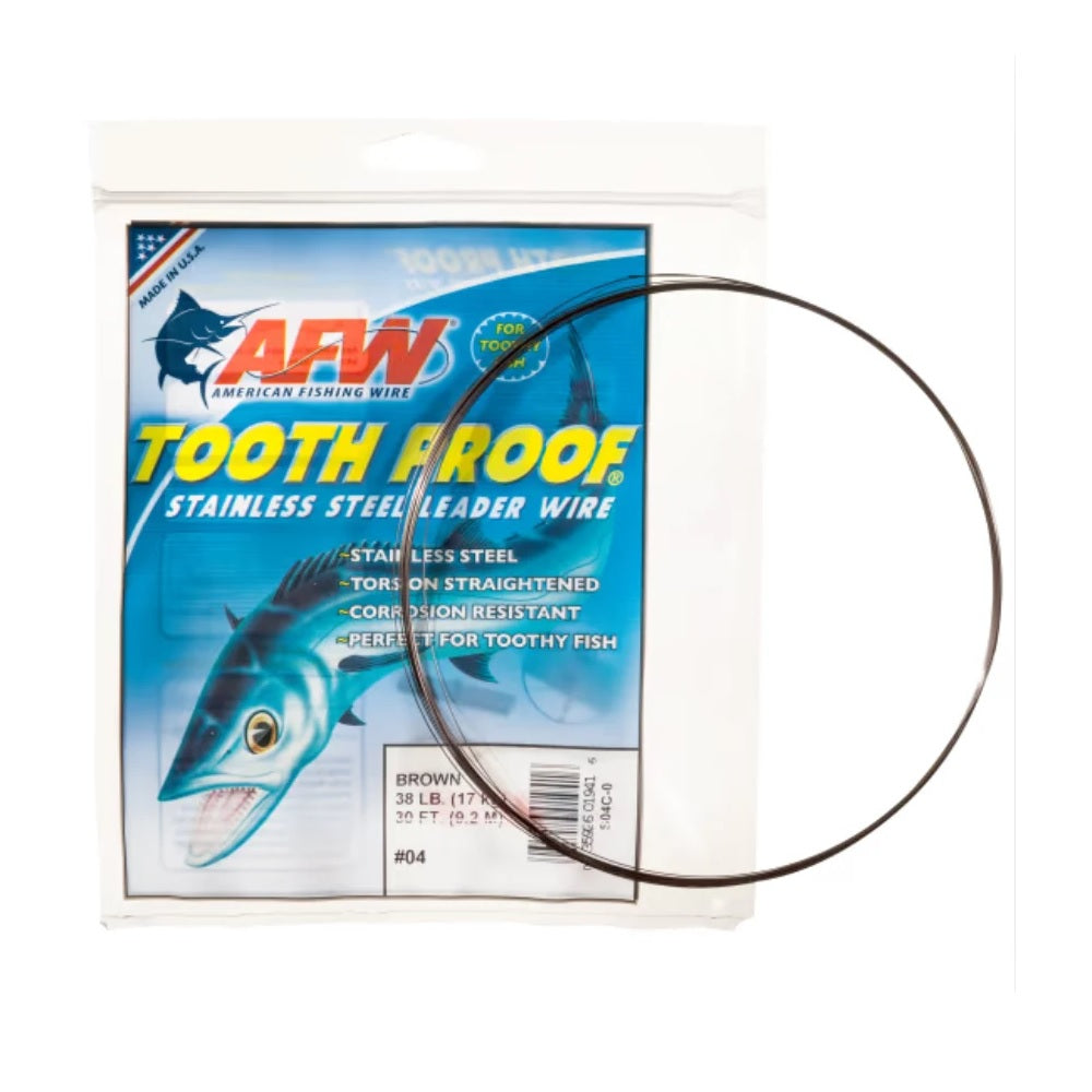 AFW Tooth Proof Stainless Steel Leader Wire 32lb  9,2m