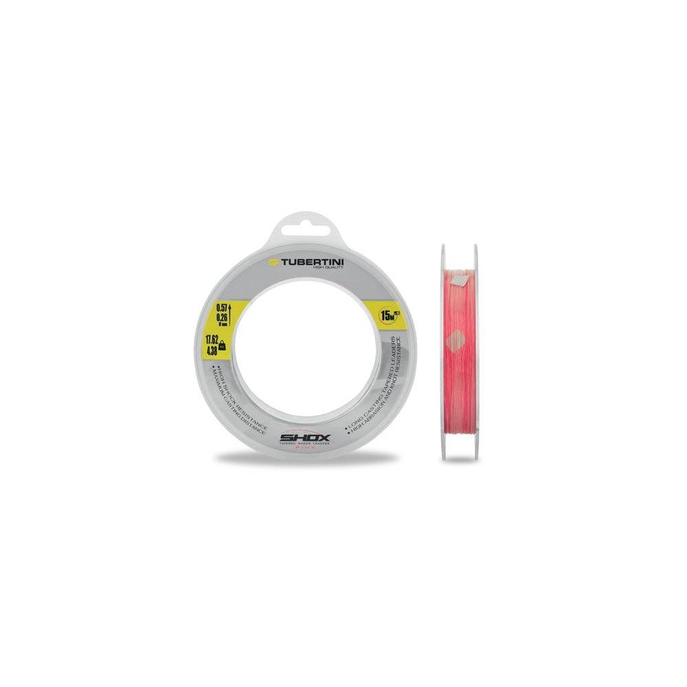 Nylon Tubertini Taped Shock Leader 0,20-0,47mm 15x10m